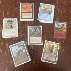 MTG 118-card lot: VG to NM, Revised, 4th ed., a few others. List in description - Image 1