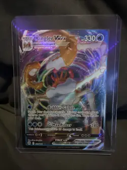 Kingler VMAX - 029/172 Ultra Rare Brilliant Stars Pokemon TCG card NM/MINT! - Image 1