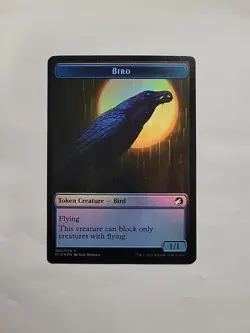 MTG - Bird / Human MID Foil Token #003 - Image 1