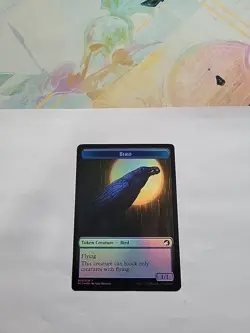 MTG - Bird / Human MID Foil Token #003 - Image 2