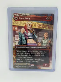 MTG Gwen Stacy (0202) (Borderless) Marvel's Spider-Man - Image 1