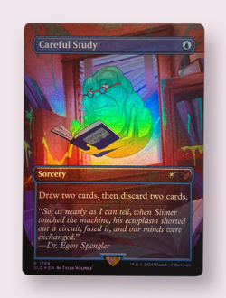 MTG Careful Study (Rainbow Foil) | Secret Lair Drop NM - Image 1
