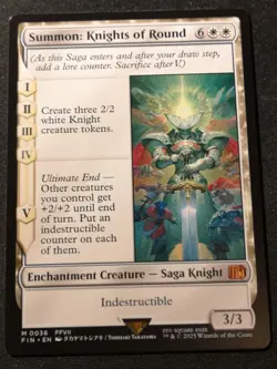 Summon: Knights Of Round - FIN - MTG - EN - NM - 0036 - Image 1