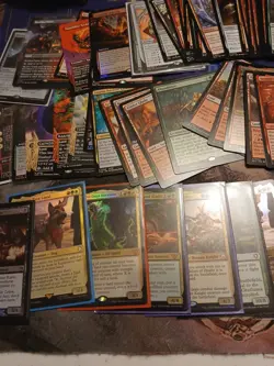 Magic The Gathering Lot Of 70 Rares And Mythics. Commander. Playable. Lands. - Image 3