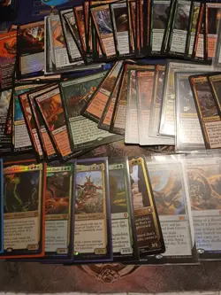 Magic The Gathering Lot Of 70 Rares And Mythics. Commander. Playable. Lands. - Image 4