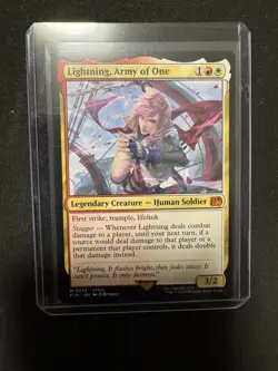 Magic MTG Final Fantasy - Lightning, Army of One - FIN M 0233 MINT - Image 1