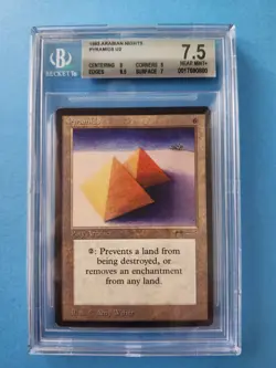 Pyramids Arabian Nights MTG Reserved List Graded BGS 7.5 NM!!! - Image 1