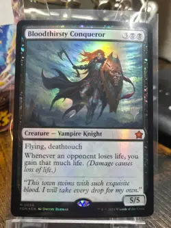 Bloodthirsty Conqueror FDN 0058 - Promo Pack: Edge of Eternities Foil - Image 1