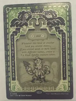 Mtg Wizards Magic Field Of The Dead 0006 Secret Lair Encyclopedia - Image 1