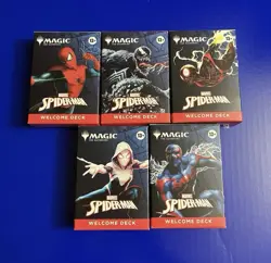 Spider-Man Magic the Gathering Welcome Deck Complete Set NEW - Image 1