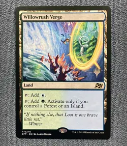 MTG Willowrush Verge PROMO x1 NM ! Aetherdrift / Magic The Gathering - Image 1