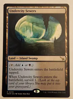 Undercity Sewers MKM #270 Rare Land Regular NM+ - Image 1