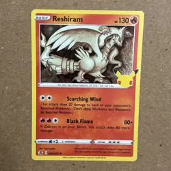 Reshiram Holo Rare 002/025 - Pokemon Celebrations 25th Anniversary - Near Mint - Image 1