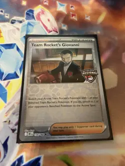 Team Rocket's Giovanni Pokemon Regional Championships Promo Card - Image 1