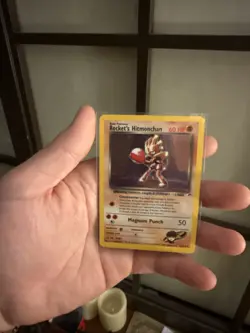 Pokemon TCG Rockets Hitmonchan Holo Rare Card 11/132 - Image 1