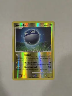 Voltorb Pokemon Stormfront SH3 Reverse Holo Shiny Rare 2008 Diamond Pearl LP - Image 1
