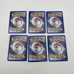 VTG POKEMON TEAM ROCKET TRAINER LOT OF 6 - 5 First Editions Non Holo LP - Image 2