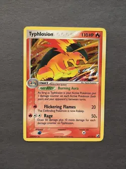 Pokemon TCG Typhlosion - 17/115 EX Unseen Forces - Holo Rare Great Condition - Image 1