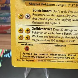 Magneton 26/62 Fossil Rare - LP/MP - Vintage Pokemon TCG - US Seller - Image 4