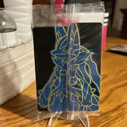 Pokemon TCG Riolu Mega Evolution Promo Holo Sealed - Image 2
