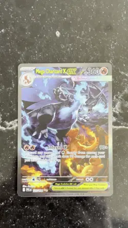 Mega Charizard X EX SIR 125/094 Phantasmal Flames English Pokemon TCG Pack Fresh - Image 2
