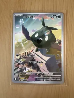 Trubbish 140/86 Illustration Rare Pokemon White Flare NM+ - Image 1