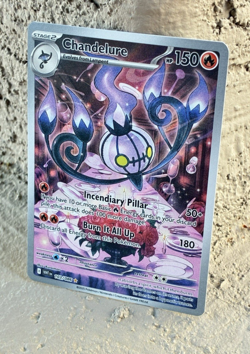 Chandelure Full Art, Pokemon Near Mint, White Flare, Illustration Rare, 103/86 - Image 1