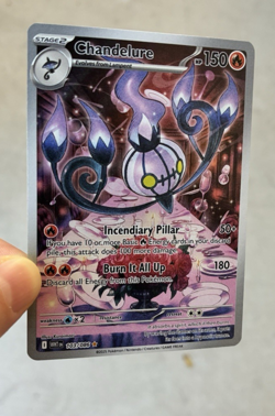 Chandelure Full Art, Pokemon Near Mint, White Flare, Illustration Rare, 103/86 - Image 2