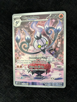 Chandelure Full Art, Pokemon Near Mint, White Flare, Illustration Rare, 103/86 - Image 4