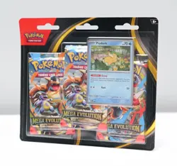 Pokemon TCG - Mega Evolution Triple Blister Pack - Psyduck (Brand New/Sealed) - Image 1
