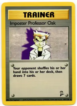 Pokemon - Base Set 2 Imposter Professor Oak 102/130 LP - Image 1