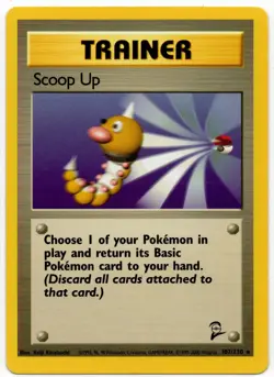 Pokemon - Base Set 2 Scoop Up 107/130 LP - Image 1