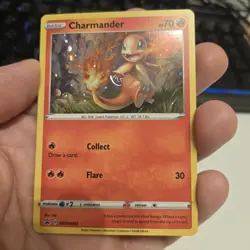 Charmander SWSH092 Black Star Promo Swirl 2021 Partial Swirl Behind Pokemon - Image 2