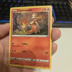Charmander SWSH092 Black Star Promo Swirl 2021 Partial Swirl Behind Pokemon - Image 3