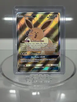 Pokemon TCG Eevee GX SM233 Full Art Black Star Promo Sun & Moon - Image 1
