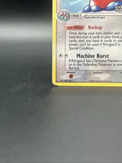 Pokemon Porygon2 EX TCG Delta Species 25/113 Regular Rare MP 2005 - Image 2