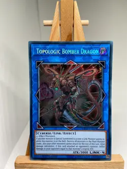 Topologic Bomber Dragon - Secret Rare 1st Edition MP18-EN065 - NM - YuGiOh - Image 1