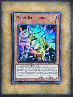 Yugioh Metal Illusionist ROTA-EN008 Super Rare 1st Ed NM - Image 1