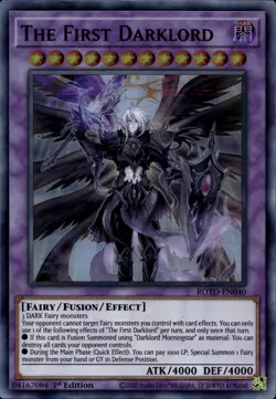 The First Darklord NA 1st Ed Super Rare ROTD-EN040 Yu-Gi-Oh! - Image 1