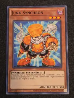 1x (NM) Junk Synchron - OP17-EN015 - Common - Unlimited Edition YuGiOh OTS Pack - Image 1