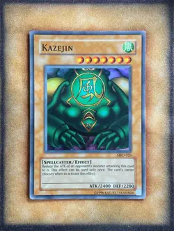Yugioh Kazejin MRD-026 Super Rare Original Print LP - Image 1