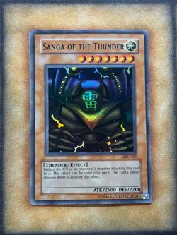 Yugioh Sanga Of The Thunder MRD-025 Super Rare Original Print MP - Image 1