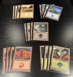MTG Invasion Basic Land set, 20 cards - all art included - Image 1