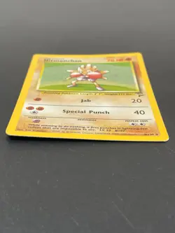Hitmonchan 8/130 Holo Rare WotC Card Pokemon Base Set 2 - Image 4