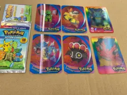 Lot 6X 2004 Pokemon Panini Action Cards Advanced Booster Pack Lenticular - Image 4