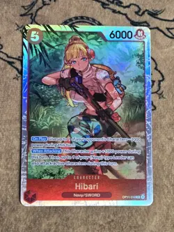 One Piece Card Game Hibari OP11-010 Super Rare NM English - Image 1