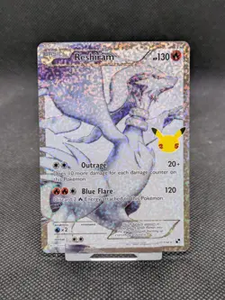 Pokemon TCG Celebrations Reshiram 25th Anniversary Card 113/114 NM/M - Image 1