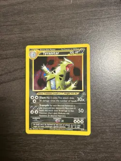 Tyranitar Holo 11/75 Neo Discovery 2001 WOTC Vintage Pokemon Card Mint - Image 1