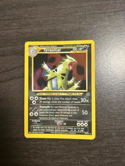 Tyranitar Holo 11/75 Neo Discovery 2001 WOTC Vintage Pokemon Card Mint - Image 3