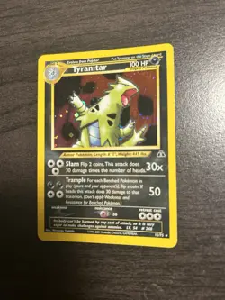 Tyranitar Holo 11/75 Neo Discovery 2001 WOTC Vintage Pokemon Card Mint - Image 5
